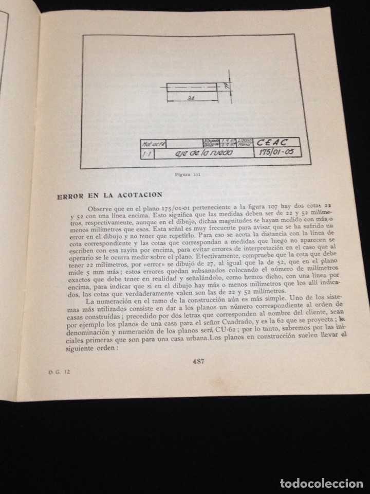Libros de segunda mano: Curso de delineante general,CEAC,a&ntilde;o 1958,varias lecciones. - Foto 2