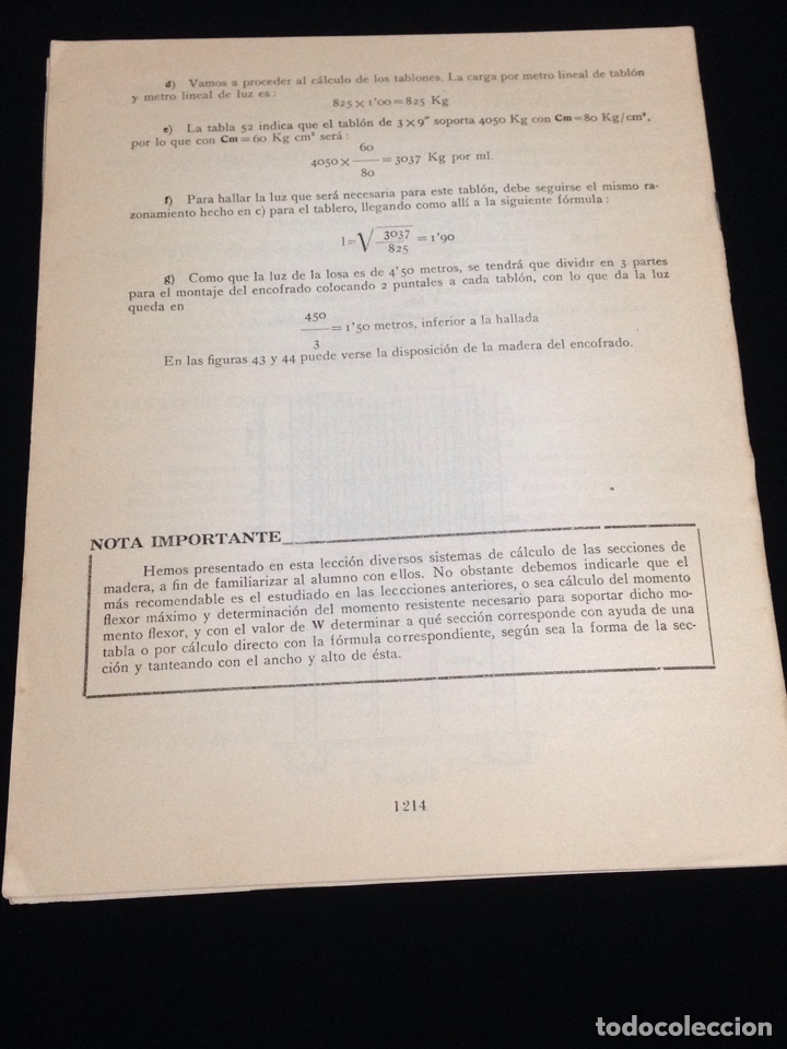 Libros de segunda mano: Curso de delineante general,CEAC,a&ntilde;o 1958,varias lecciones. - Foto 3