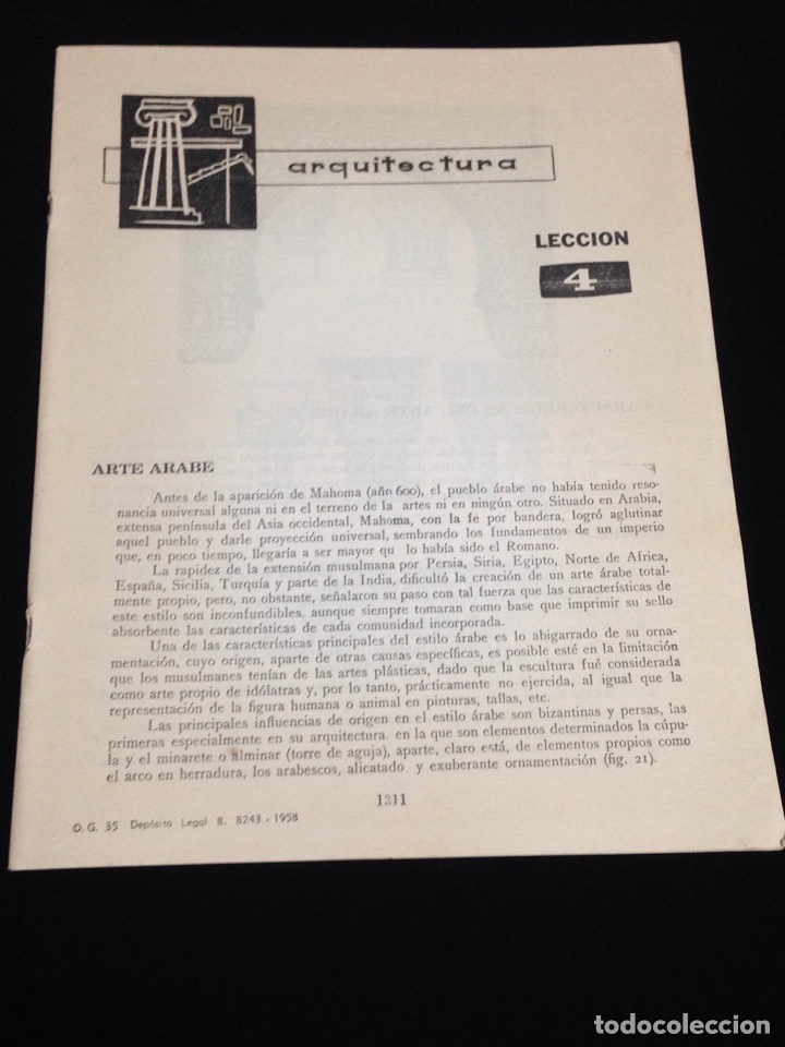 Libros de segunda mano: Curso de delineante general,CEAC,a&ntilde;o 1958,varias lecciones. - Foto 1