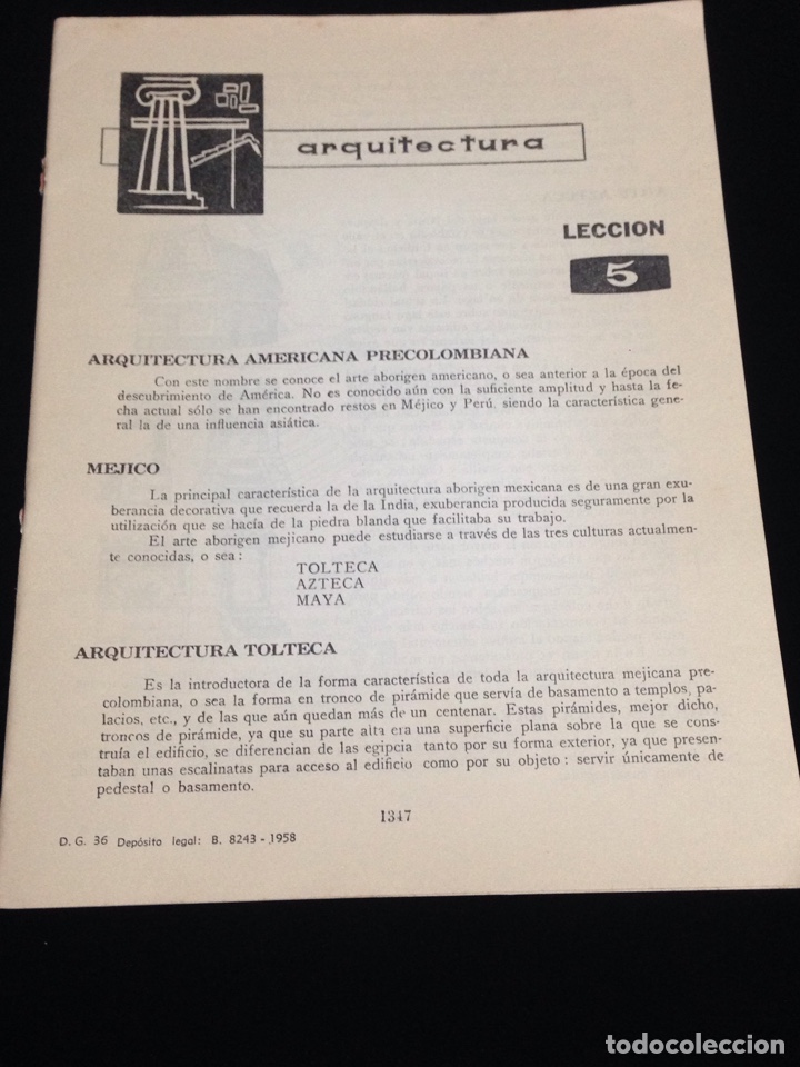 Libros de segunda mano: Curso de delineante general,CEAC,a&ntilde;o 1958,varias lecciones. - Foto 1