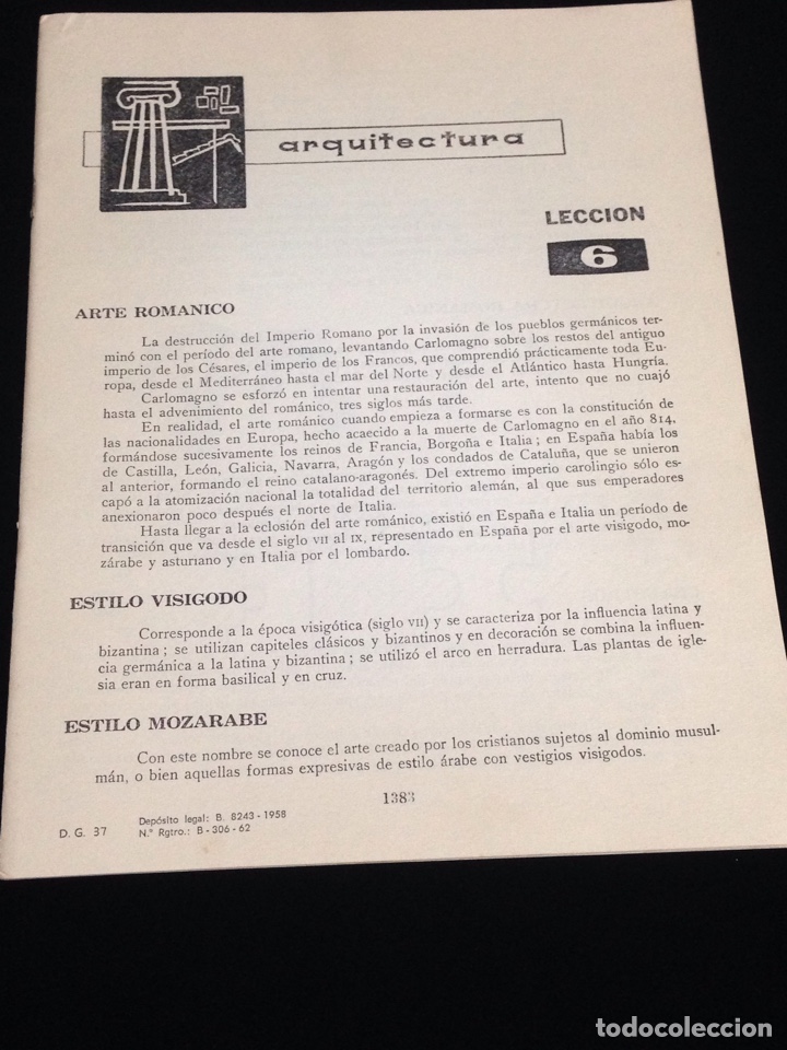 Libros de segunda mano: Curso de delineante general,CEAC,a&ntilde;o 1958,varias lecciones. - Foto 1