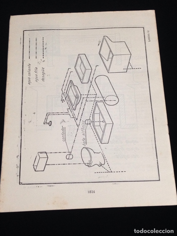 Libros de segunda mano: Curso de delineante general,CEAC,a&ntilde;o 1958,varias lecciones. - Foto 3