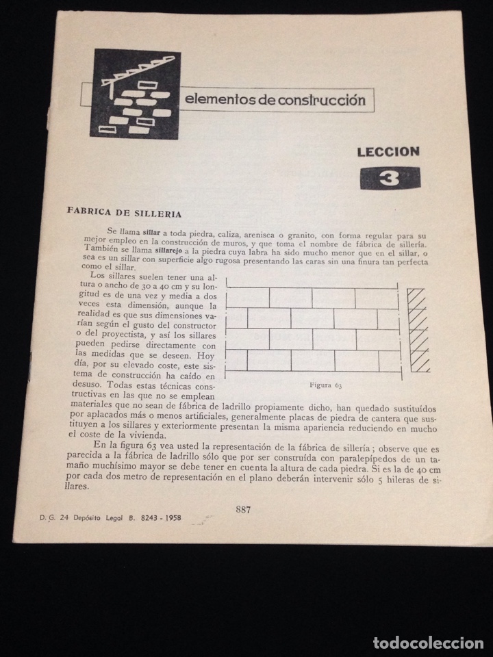 Libros de segunda mano: Curso de delineante general,CEAC,a&ntilde;o 1958,varias lecciones. - Foto 1