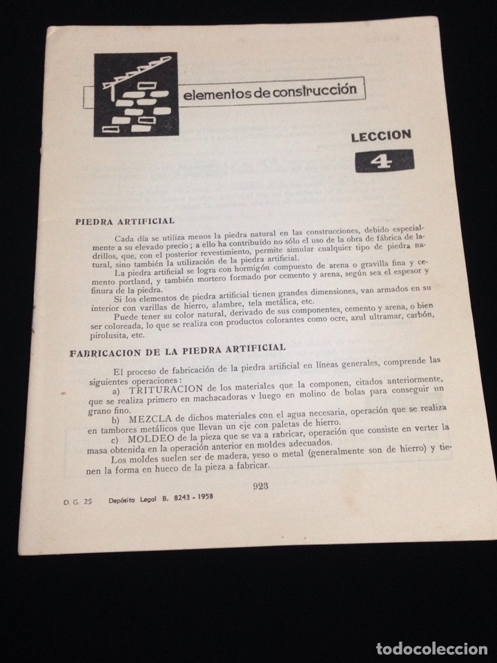 Libros de segunda mano: Curso de delineante general,CEAC,a&ntilde;o 1958,varias lecciones. - Foto 1