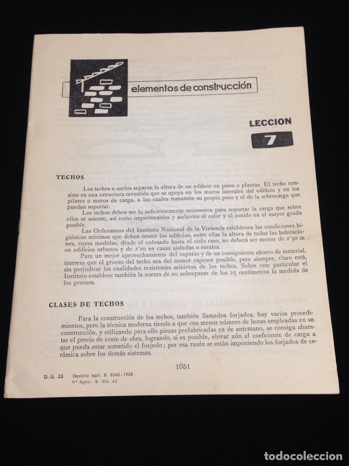 Libros de segunda mano: Curso de delineante general,CEAC,a&ntilde;o 1958,varias lecciones. - Foto 1