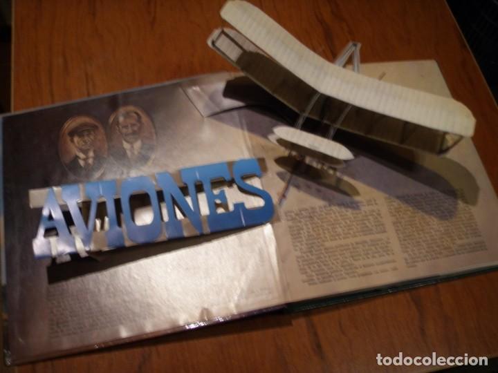 Libros de segunda mano: LIBRO LOS GRANDES AVIONES DEL SIGLO EN 3D MONTENA - Foto 3