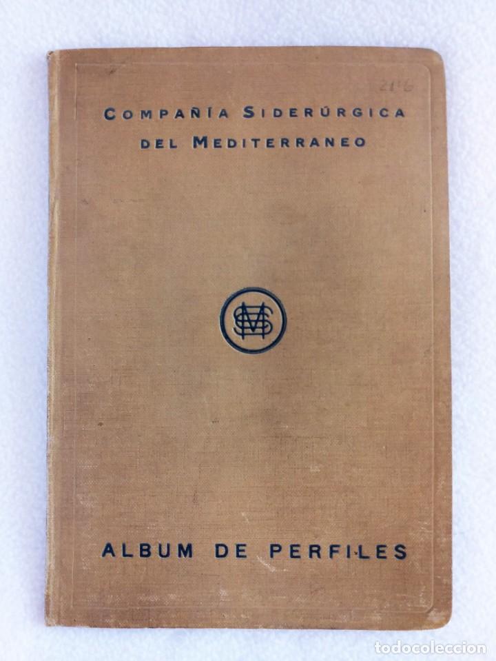 Libros de segunda mano: Album de perfiles 1929 Compa&ntilde;&iacute;a Sider&uacute;rgica del Mediterr&aacute;neo
