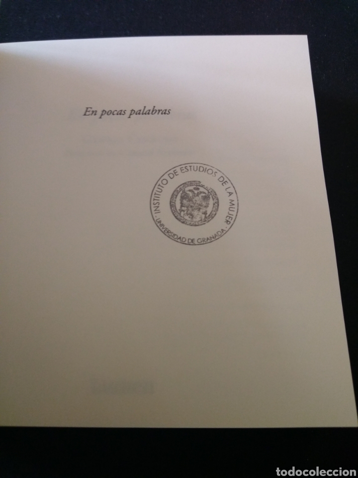 Libros de segunda mano: En pocas palabras. Gemma Cernuda. Lumen - Foto 3