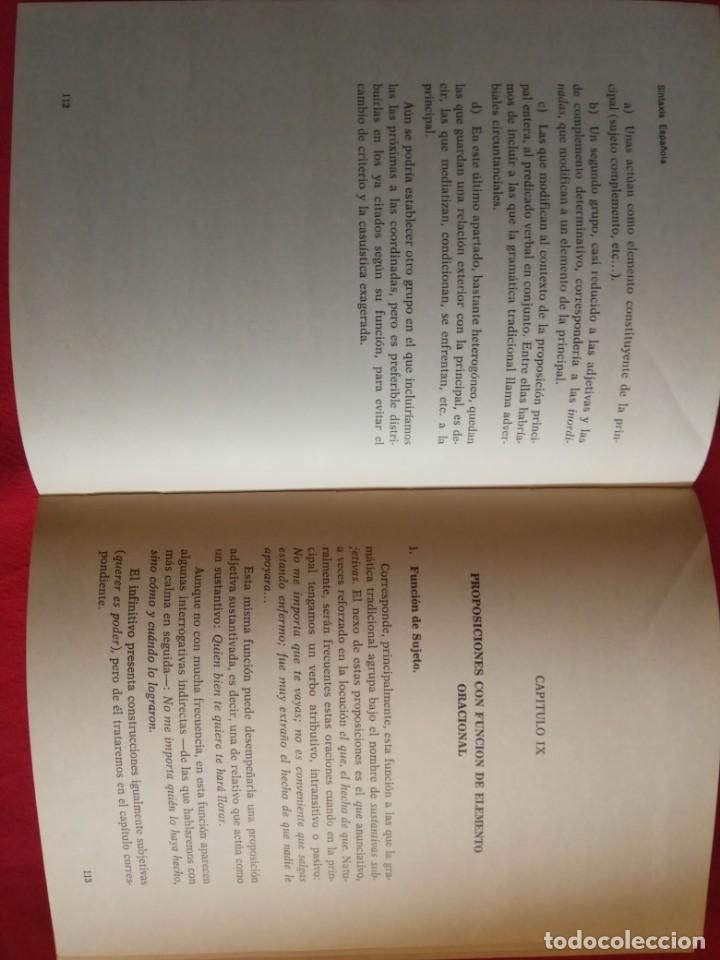 Libros de segunda mano: sintaxis espa&ntilde;ola -CESAR HERNANDEZ ALONSO. - Foto 3