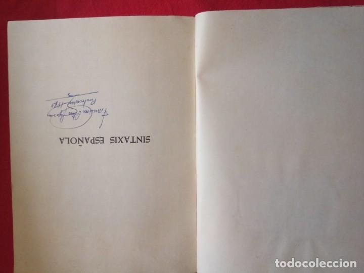 Libros de segunda mano: sintaxis espa&ntilde;ola -CESAR HERNANDEZ ALONSO. - Foto 4