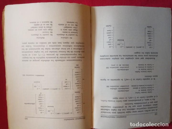 Libros de segunda mano: GRAMATICA TRANSFORMATIVA DEL ESPA&Ntilde;OL/ROGER L.HADLICH. - Foto 4