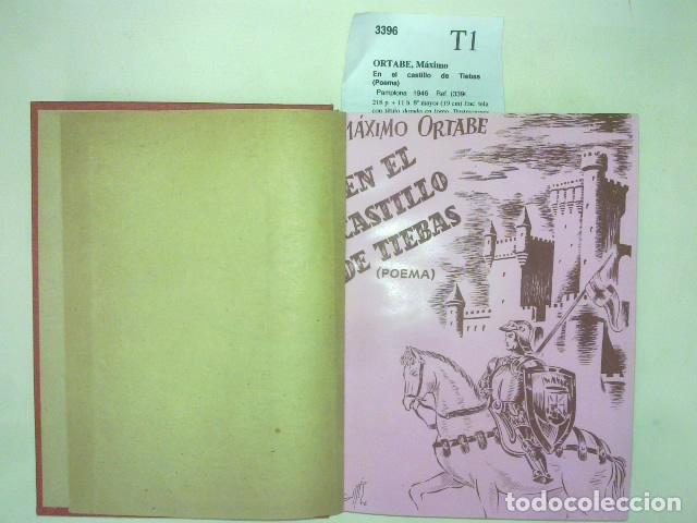 Libros de segunda mano: ORTABE, M&aacute;ximo - En el castillo de Tiebas (Poema) - Foto 1