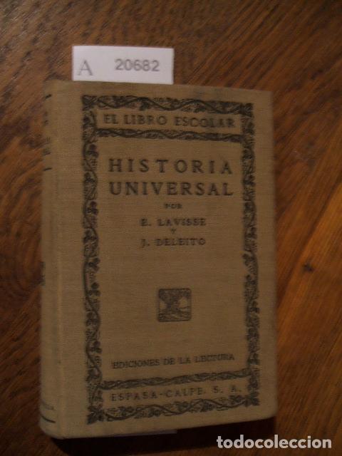 Libros de segunda mano: LAVISSE, Ernesto. - EL LIBRO ESCOLAR. HISTORIA UNIVERSAL. - Foto 1