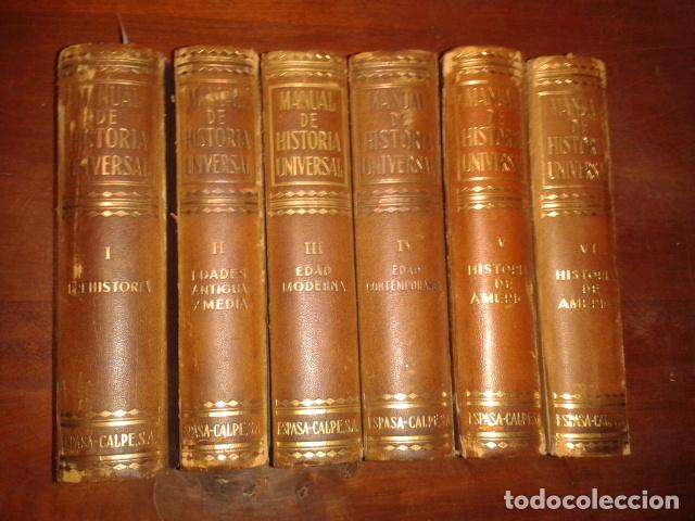 Libros de segunda mano: AA.VV. - MANUAL DE HISTORIA UNIVERSAL (6 VOLUMENES) - Foto 1
