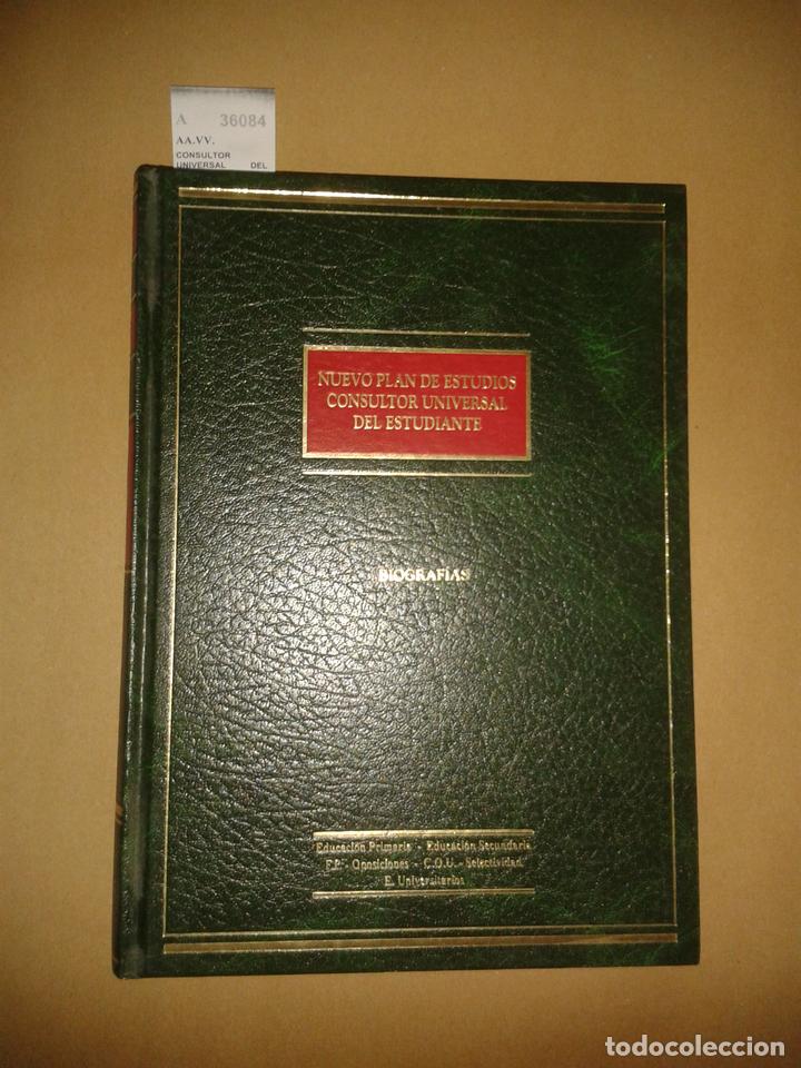Libros de segunda mano: AA.VV. - CONSULTOR UNIVERSAL DEL ESTUDIANTE. BIOGRAFIAS. - Foto 1