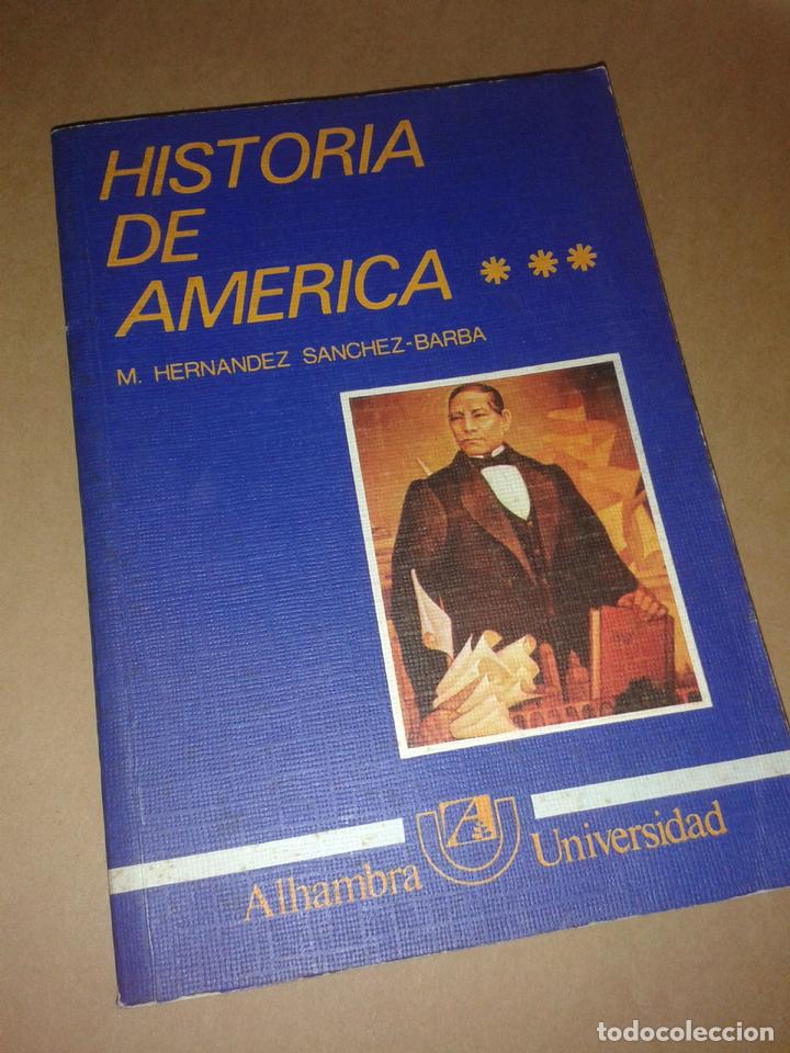 Gebrauchte B&uuml;cher: HERNANDEZ SANCHEZ-BARBA, M. - HISTORIA DE AMERICA. America americana.