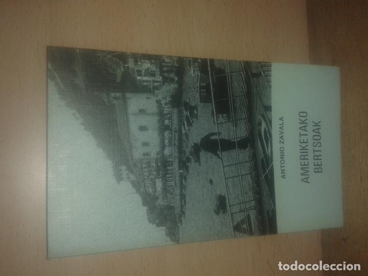 Libros de segunda mano: ZAVALA, Antonio - AMERIKETAKO BERTSOAK - Foto 1