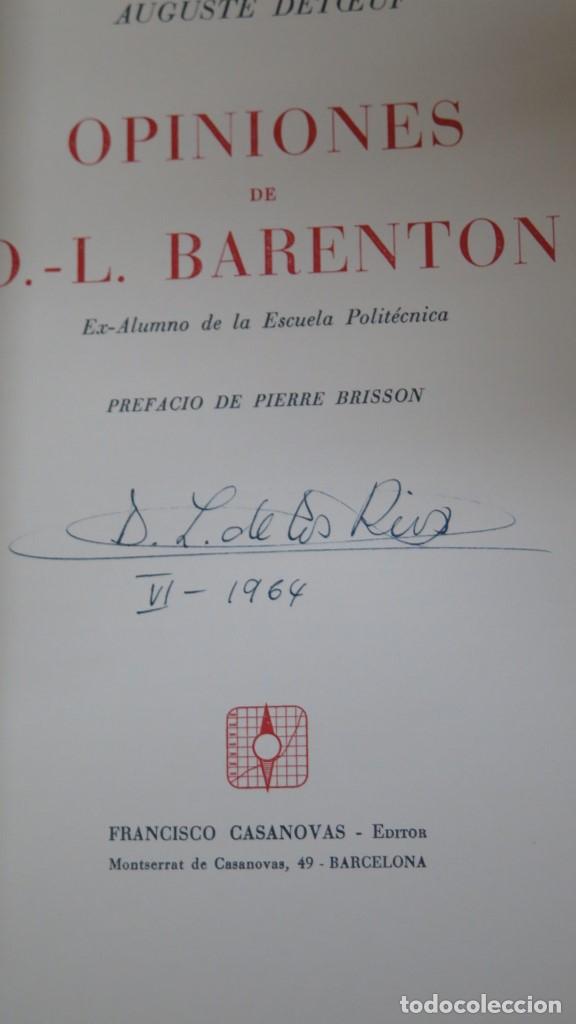 Libros de segunda mano: OPINIONES DE O. L. BARENTON. AUGUSTE DETCEUF - Foto 2