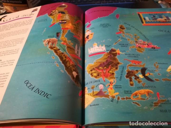 Libros de segunda mano: Atles del m&oacute;n - Text de Nick Crane / Il&middot;lustracions de David Dean - en catal&agrave; - Foto 4