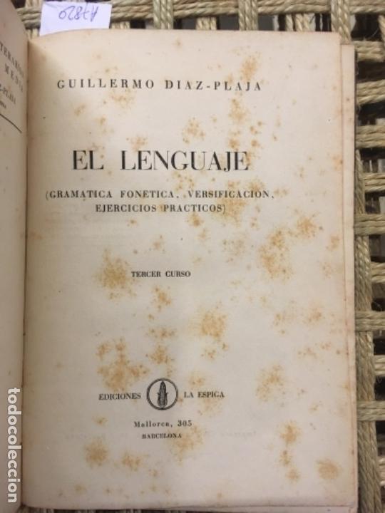 Libros de segunda mano: EL LENGUAJE, GUILLERMO DIAZ PLAJA, 1940, 1&ordf; EDICION - Foto 1