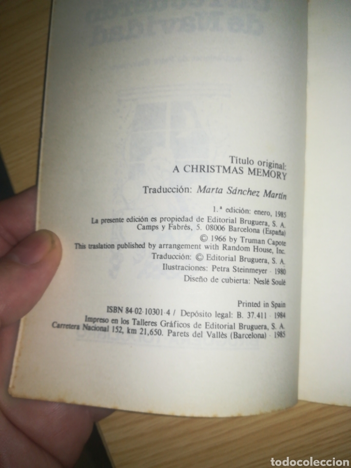 Libros de segunda mano: Un recuerdo de Navidad - Truman Capote - Foto 3