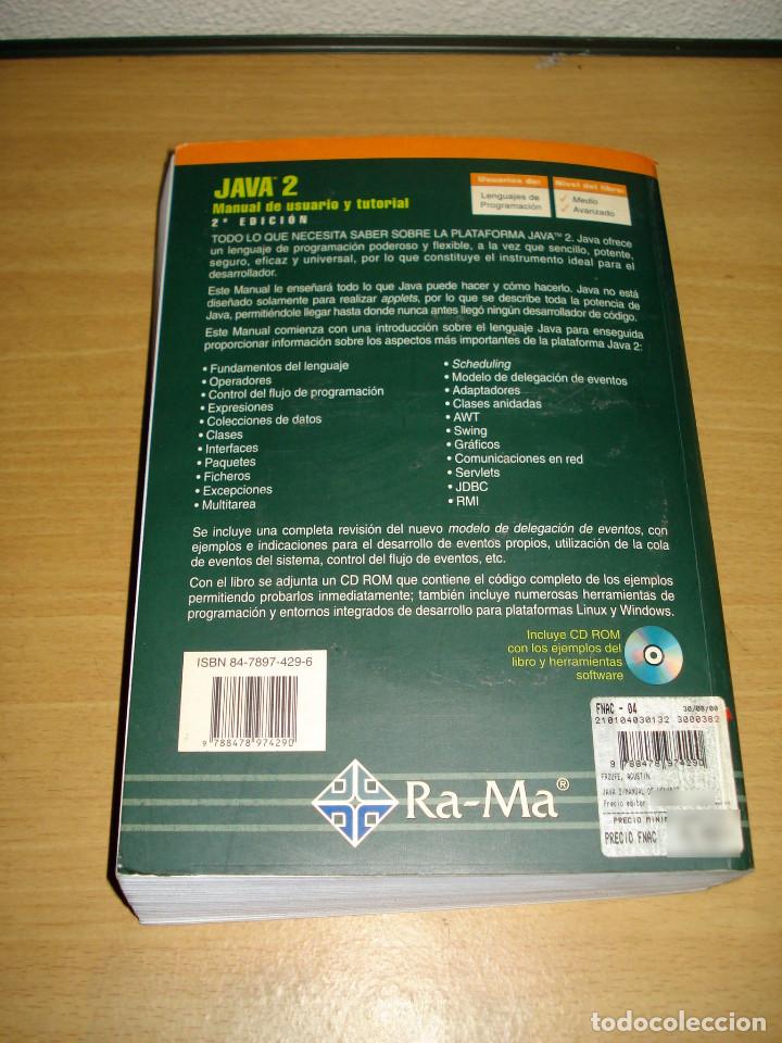 Libros de segunda mano: JAVA 2. MANUAL DE USUARIO Y TUTORIAL + CD (AGUST&Iacute;N FROUFE). RA-MA 2a. Edici&oacute;n. A&Ntilde;O 2000 - Foto 7