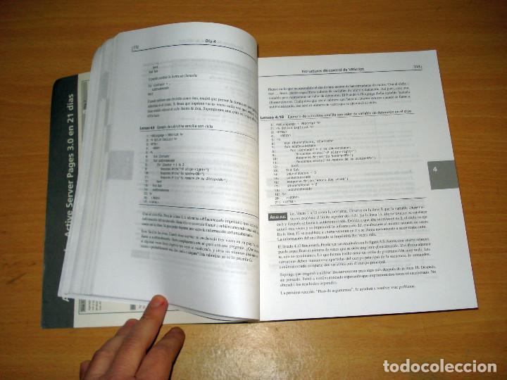 Libros de segunda mano: ACTIVE SERVER PAGES 3.0 APRENDIENDO EN 21 D&Iacute;AS. PRENTICE HALL (1a. edici&oacute;n). A&Ntilde;O 2001 - Foto 4
