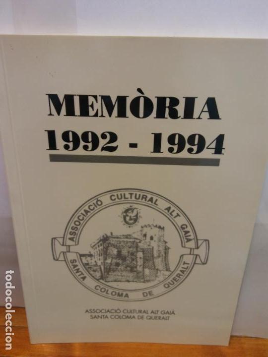 Gebrauchte B&uuml;cher: STQ.MEMORIA 1992- 1994.EDT, BAIXA SEGARRA..