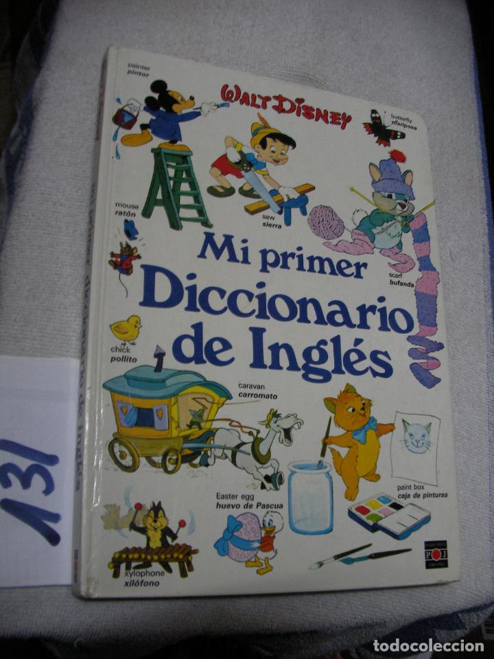 Libros de segunda mano: MI PRIMER DICCIONARIO DE INGLES - WALT DISNEY - Foto 1