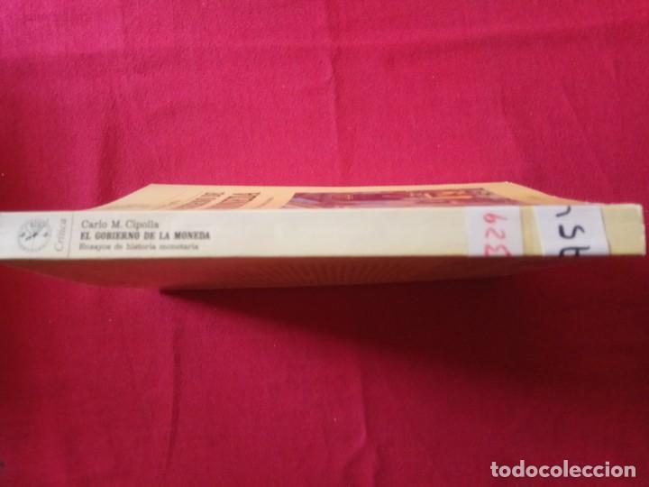 Libros de segunda mano: EL GOBIERNO DE LA MONEDA. CARLO M. CIPOLLA - Foto 2
