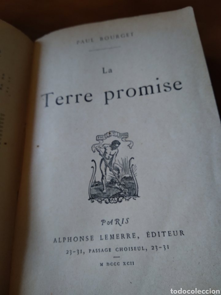 Libros de segunda mano: LA TERRE PROMISE. PAUL BOURGET #0318 - Foto 2