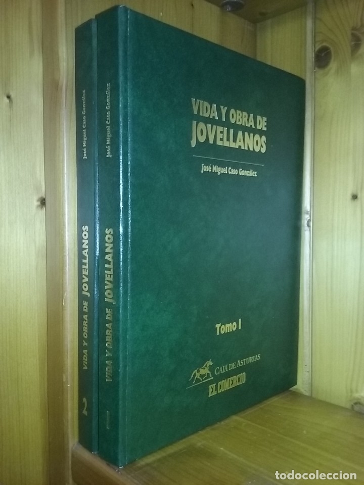 Second hand books: VIDA Y OBRA DE JOVELLANOS, JOSE MIGUEL CASO GONZALEZ, 2 TOMOS, EL COMERCIO, CAJA DE ASTURIAS