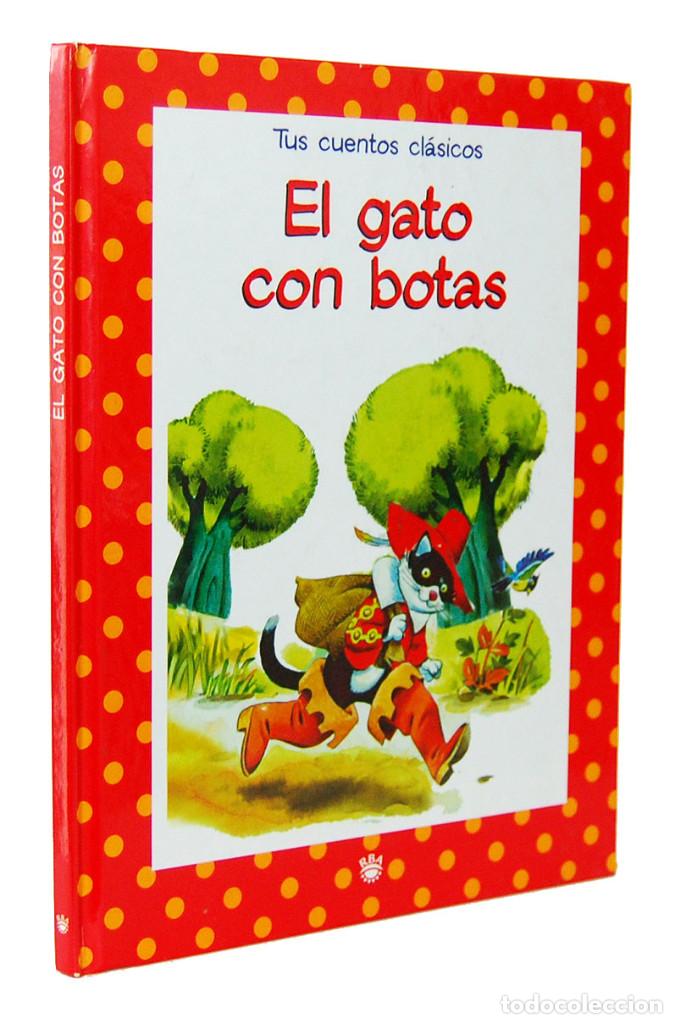 Libros de segunda mano: Tus cuentos cl&aacute;sicos. El gato con botas. RBA - Foto 1
