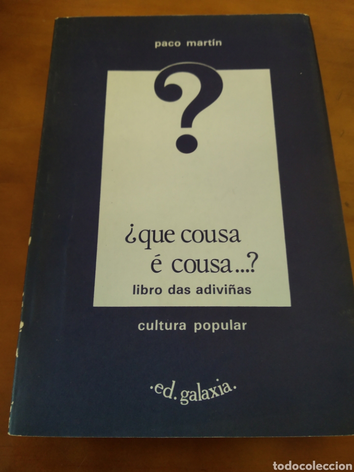 Libros de segunda mano: &iquest;QU&Eacute; COUSA &Eacute; COUSA...? . PACO MART&Iacute;N - Foto 1