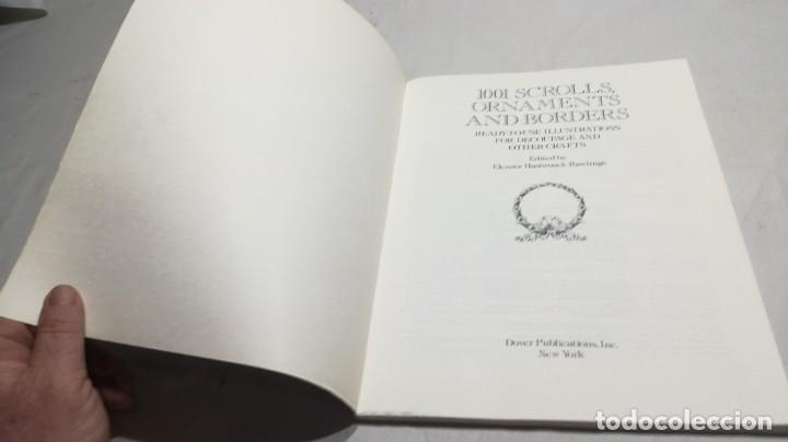 Libros de segunda mano: 1001 SCROLLS ORNAMENTS AND BORDERS - 1001 ORNAMENTOS Y BORDES - Foto 4