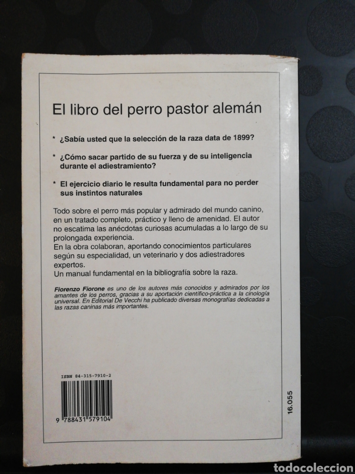 Libros de segunda mano: El libro del perro pastor alem&aacute;n ,Fiorenzo fiorone ,editorial de vecchi - Foto 2