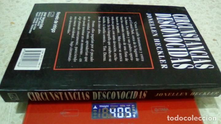 Libros de segunda mano: CIRCUNSTANCIAS DESCONOCIDAS.- JONELLEN HECKLER - Foto 4