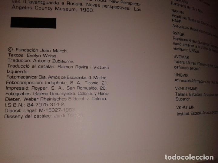 Libros de segunda mano: AVANTGUARDA RUSSA, 1910 - 1930, EN CATALAN, T 1 - Foto 3