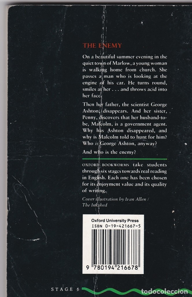 Libros de segunda mano: Libros. Desmond Bagley. The Enemy. 1991 - Foto 3