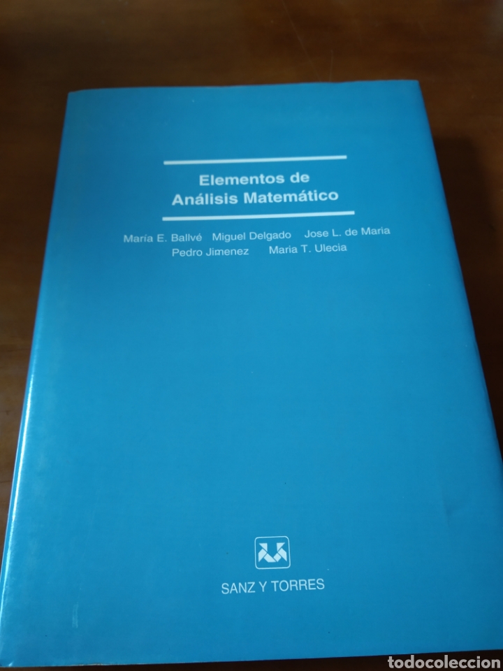 Libros de segunda mano: ELEMENTOS DE AN&Aacute;LISIS MATEM&Aacute;TICO.VV.AA #1503 - Foto 1