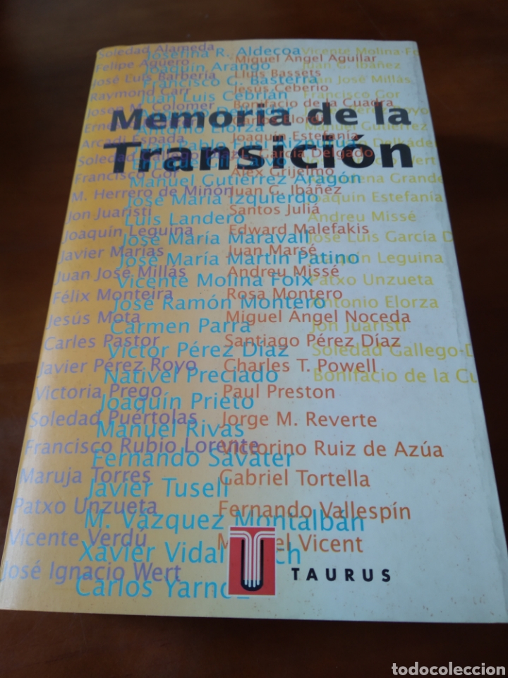 Libros de segunda mano: MEMORIA DE LA TRANSICI&Oacute;N. VV.AA #1572 - Foto 1