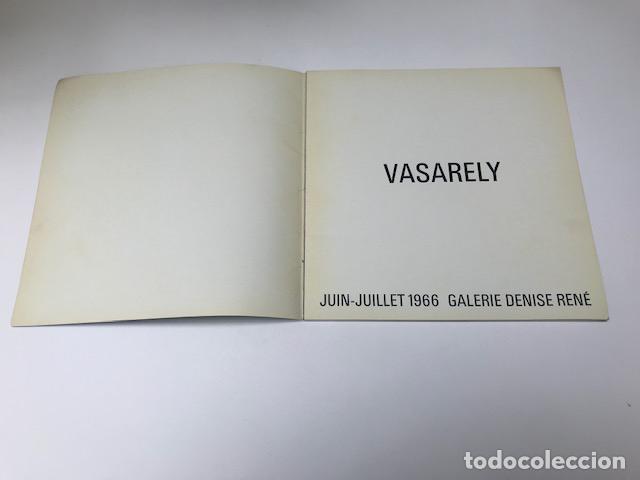 Libros de segunda mano: Vasarely. Galerie Denise Ren&eacute;, Par&iacute;s, 1966. - Foto 2