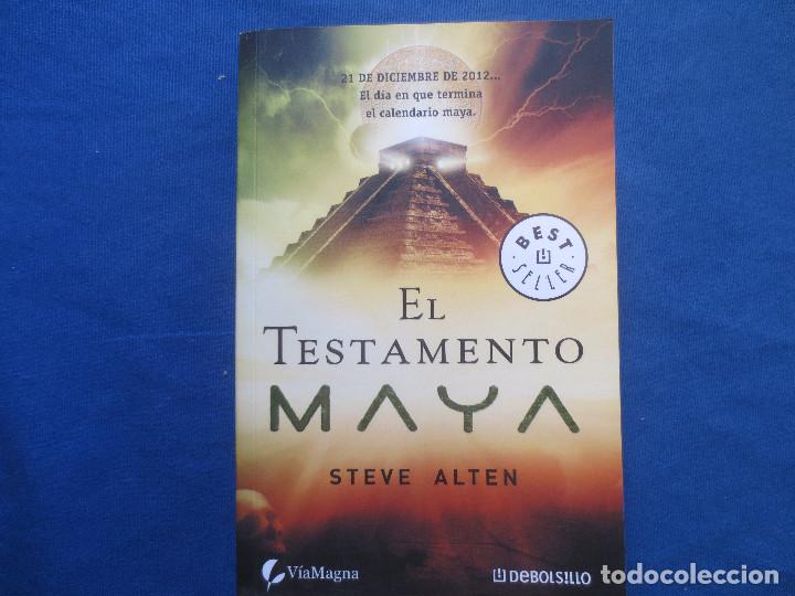 Libros de segunda mano: STEVE ALTEN - EL TESTAMENTO MAYA - Foto 1
