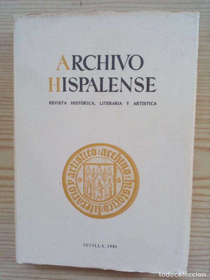 Libros de segunda mano: Archivo Hispalense - Numero 193-194 - 1980 - Foto 1