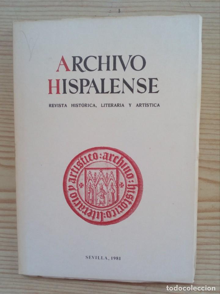 Libros de segunda mano: Archivo Hispalense - Numero 196 - 1981 - Foto 1