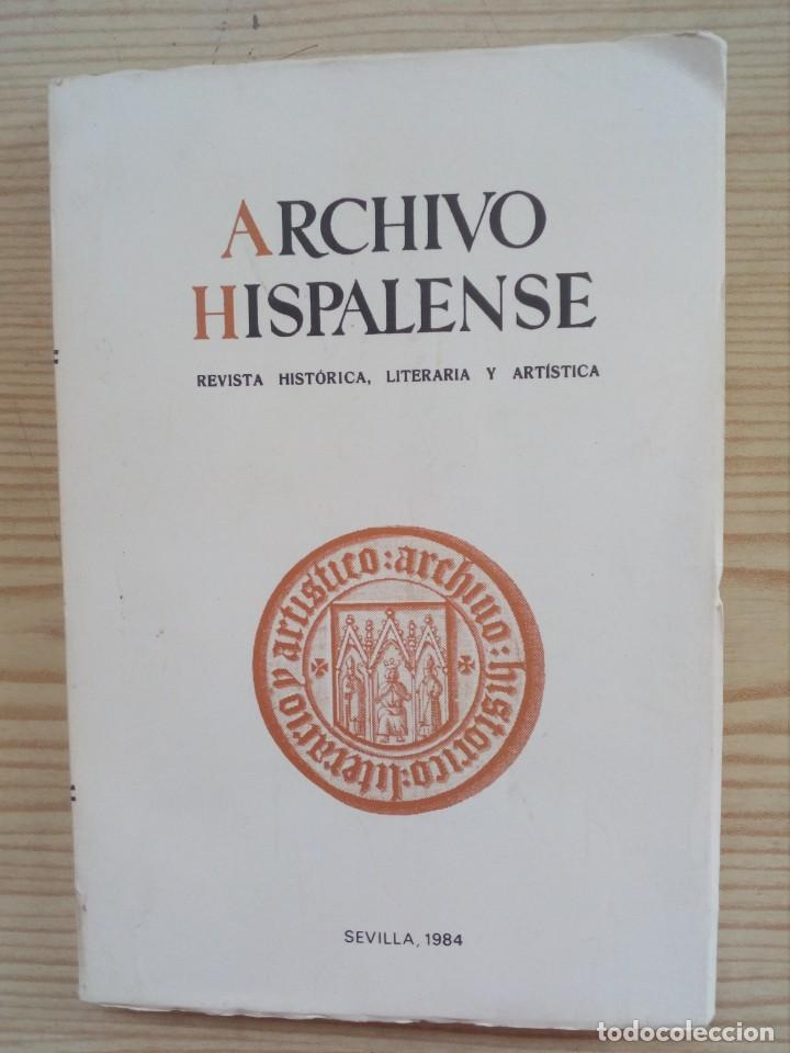 Libros de segunda mano: Archivo Hispalense - Numero 205 - 1984 - Foto 1
