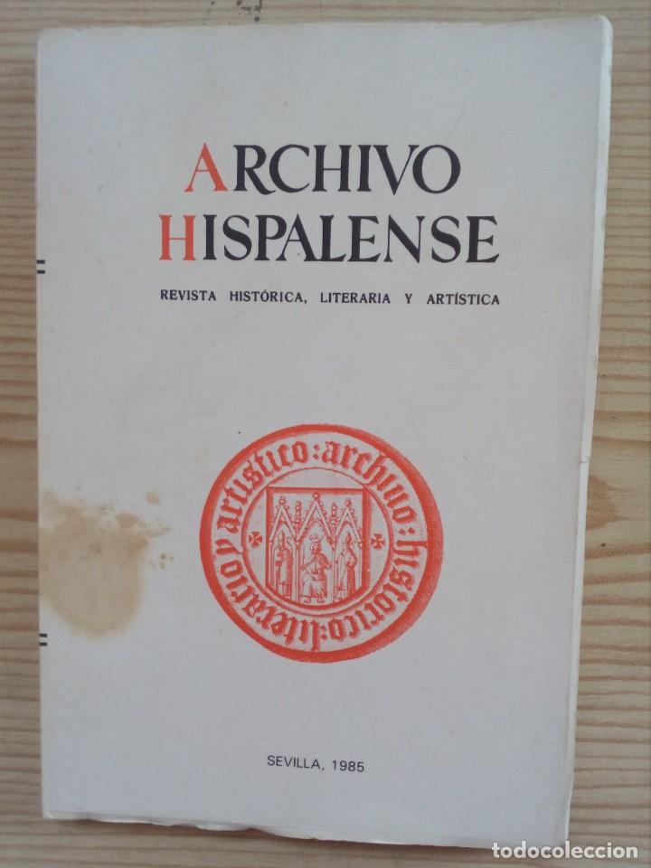 Libros de segunda mano: Archivo Hispalense - Numero 209 - 1985 - Foto 1