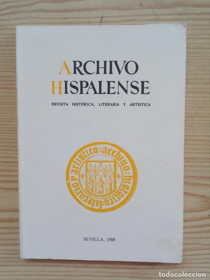 Libros de segunda mano: Archivo Hispalense - Numero 216 - 1988 - Foto 1