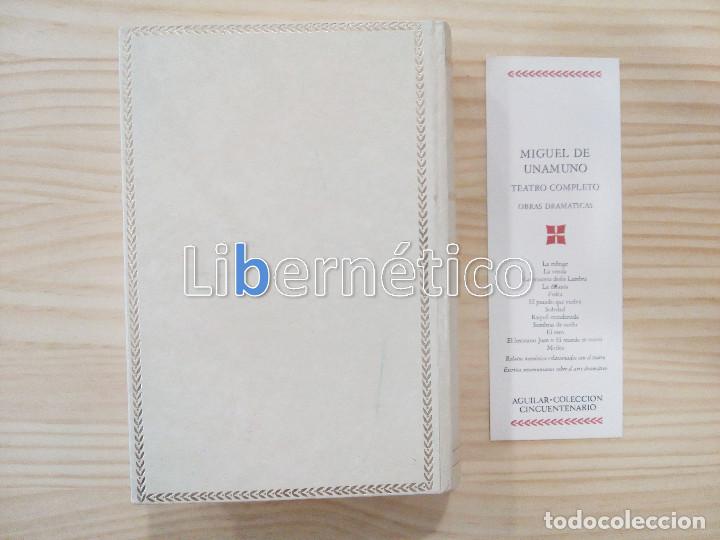 Libros de segunda mano: Teatro completo. Miguel de Unamuno. Aguilar - Foto 3