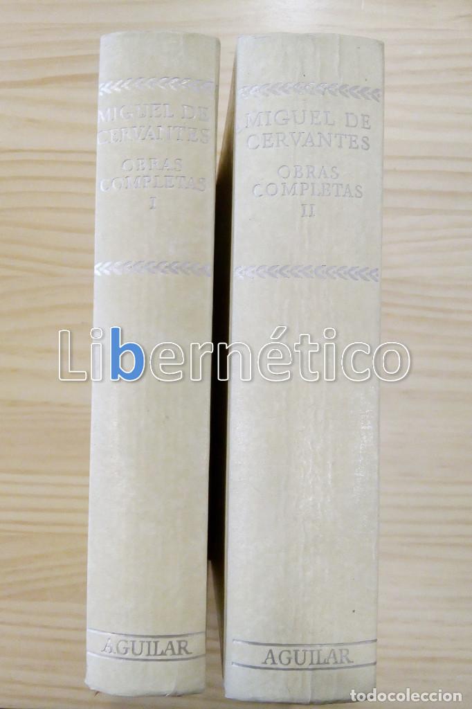 Libros de segunda mano: Obras completas. Miguel de Cervantes. Aguilar - Foto 1